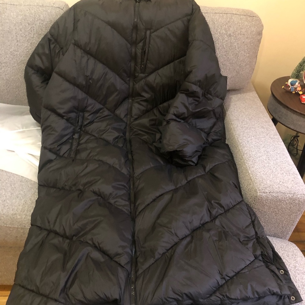 Ava & Viv Water Resistant Black Coat